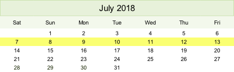 Calendar