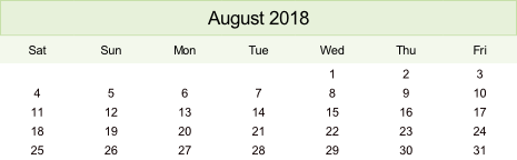 Calendar