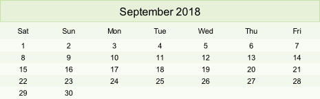 Calendar