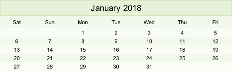 Calendar