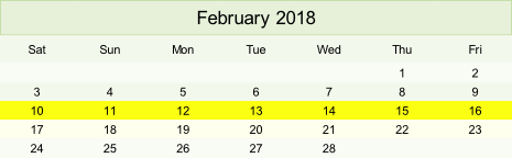 Calendar